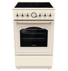 Плита GORENJE/ Тип плиты: электрическая, Тип варочной поверхности: стеклокерамическая, Цвет: бежевый, Гриль: Есть, Ширина, см: 50