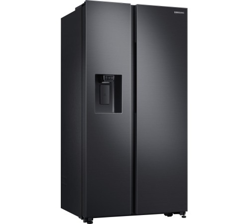 Холодильник Samsung/ 178x91.2.x71.6, 660/240 л, Диспенсер льда и воды, Metal Cooling, No Frost, side by side, матовый черный Холодильник Samsung/ 178x91.2.x71.6, 660/240 л, Диспенсер льда и воды, Metal Cooling, No Frost, side by side, матовый черный