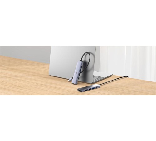 USB-концентратор Netac Hub WF13, Type-C to USB3.0+USB2.0*2+100W PD+HDMI (repl. NT08WF13-30GR)