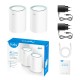 Wi-Fi Mesh-система/ AC1200 Wi-Fi Gigabit Mesh Solution 2-Pack, Chipset MT7621DA+MT7613B+MT7603, Dual-Band, 867Mbps at 5GHz + 300Mbps at 2.4GHz, 802.11ac/a/b/g/n, 2 Gigabit Ethernet Ports, 4 internal antennas,MU-MIMO, DDNS,Zerotier/Wireguard/OpenVPN/IPSec