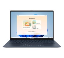 Ноутбук/ ASUS UX3405CA-PP188 14"(2880x1800 OLED 16:10)/Intel Core Ultra 9 285H(3.7Ghz)/16384Mb/1024SSDGb/noDVD/Int:Intel Arc graphics/Cam/BT/WiFi/75WHr/war 1y/1.2kg/Ponder Blue/DOS + алюм корп; +чехол; NumberPad