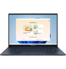 Ноутбук/ ASUS UX3405CA-PP188 14"(2880x1800 OLED 16:10)/Intel Core Ultra 9 285H(3.7Ghz)/16384Mb/1024SSDGb/noDVD/Int:Intel Arc graphics/Cam/BT/WiFi/75WHr/war 1y/1.2kg/Ponder Blue/DOS + алюм корп; +чехол; NumberPad