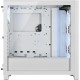 Корпус без блока питания/ Case Corsair iCUE 4000D RGB Airflow, Midi-Tower, TG, 3x120mm RGB, 1xUSB-A 3.2, 1xUSB 3.2 Type-C, E-ATX, ATX, mATX, mITX White