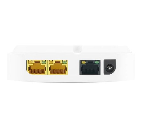 Точка доступа/ ZYXEL NebulaFlex Pro WAC500H Hybrid Access Point, Wave 2, 802.11a / b / g / n / ac (2.4 and 5 GHz), MU-MIMO, wall-mounted, 2x2 antennas, up to 300 + 866 Mbps, 3xLAN GE ( 1x PoE out), 3G / 4G protection, PoE