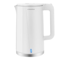 Чайник MAUNFELD/ Чайник, объем 1.7 л, отключение при закипании, цвет белый