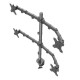 ONKRON кронштейн для четырех мониторов 13"-32" настольный, чёрный D421E