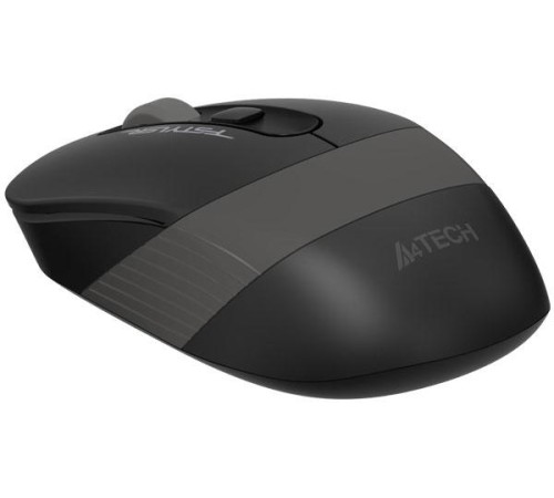 Мышь A4Tech Fstyler FG10S черный/серый оптич. 2000dpi silent беспров. USB для ноутбука 4but (FG10S G FG10S GREY