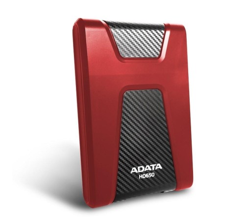Жесткий диск внешний/ Portable HDD 1TB ADATA HD650 (Red), Silicone, USB 3.2 Gen1, 121x81x21mm, 201g /3 года/ Жесткий диск внешний/ Portable HDD 1TB ADATA HD650 (Red), Silicone, USB 3.2 Gen1, 121x81x21mm, 201g /3 года/