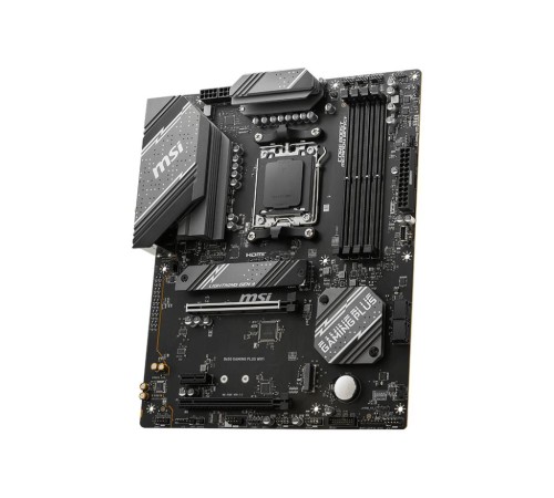 Материнская плата/ MB MSI AMD B650 sAM5, 4xDDR5(256GB), HDMI 2.1/DP, 2xPCIe 4.0x16, 1xPCIe 3.0, 1xLAN (2.5GbE), Wi-Fi, BT, 4xSATA 6Gb/s, 2xM.2, 1xUSB-C, 6xUSB 3.2, ATX Материнская плата/ MB MSI AMD B650 sAM5, 4xDDR5(256GB), HDMI 2.1/DP, 2xPCIe 4.0x16, 1xPCIe 3.0, 1xLAN (2.5GbE), Wi-Fi, BT, 4xSATA 6Gb/s, 2xM.2, 1xUSB-C, 6xUSB 3.2, ATX