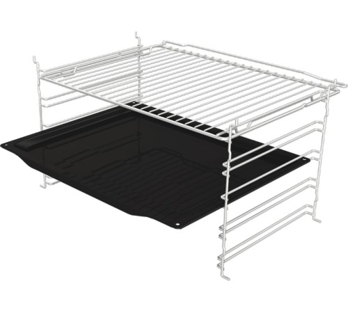 Встраиваемые электрические духовки 60 см GORENJE/ BOB6737E01X, Духовой шкаф, Полезный объем: 77 л, Стандартный шарнир дверцы, Решетка, Съемные направляющие, Дверца CompactDoor: 2 стекла + 1 термослой, Защитное покрытие Antifinger, Габаритные размеры (вхшх
