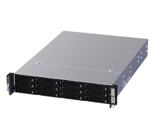 Серверный корпус/ 2U chassis; E-ATX, ATX, Micro-ATX, Mini-ITX MBs; 12 x 3.5'' hs + 2 x 2.5'' hs rear; 800 Wt CRPS(1+1); no rails