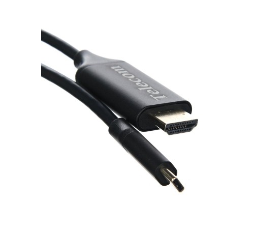 Кабель-адаптер/ Кабель-адаптер USB3.1 Type-Cm --> HDMI A(m) 4K@60Hz, 1.8m, Telecom <TCC008-1.8M>
