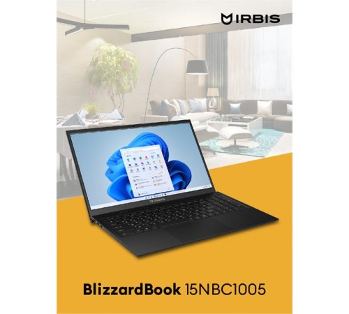 Ноутбук IRBIS Blizzard 15NBC100515.6" AMD Ryzen R3 3200U, 15.6"LCD 1920*1080 IPS , 8+512GB SSD, Front, AC wifi, camera: 2MP, 5000mha battery, metal case, backlight keybo (после ремонта, потертости, царапины)