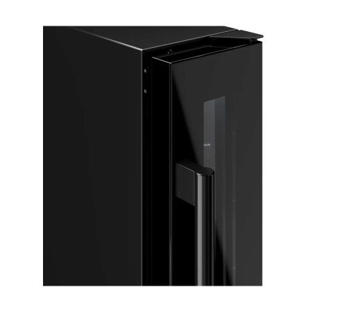 Винный шкаф KUPPERSBERG/ Винный шкаф KUPPERSBERG, встраиваемый, High-Tech, ВхШхГ 87х15х52.5 см, объем 20 л, вместимость 7 бутылок, диапазон температуры 5-20 градусов, механическое открытие двери, LED дисплей, уровень шума 39 дБ, цвет черный