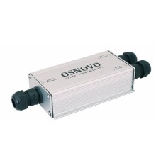 Удлинитель Ethernet+PoE / коммутатор OSNOVO SW-8030/WD Уличный PoE удлинитель/ коммутатор Gigabit Ethernet на 3 порта. Порты: 2 х GE (10/100/1000 Base-T) с PoE (до 25W) + 1 x GE (10/100/1000 Base-T) Uplink с поддержкой питания по PoE (Вх