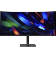 Монитор/ ACER CZ342CURVbmiphuzx 34'', ZeroFrame, Curved 1000R Black, 21:9, VA, 3440x1440, 1 / 0,5ms, 300cd, 180Hz, 1xHDMI(2.0) + 1xDP(1.4) + 1xType-C(65W) + Audio out + USB2.0+USB-B (2up 2down), Speakers 3Wx2, FreeSync Premium, HDR 10, H.Adj. 110, Delta E