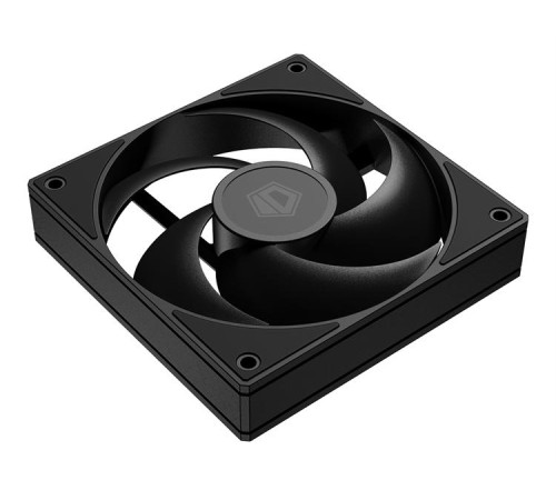 Вентилятор для корпуса ID-COOLING AS-120-K 120x120x25мм (60шт./кор, PWM, резиновые углы, черный, 300-2000об/мин, супертихий) BOX