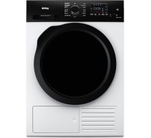 Cушильная машина Korting/ 85х59.6х63.6 см, 9 кг, 15 программ, тепловой насос, А++, белый цвет