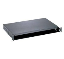 Фиксированная волоконно-оптическая полка (пустая) для 4 панелей FAP или кассет QuickNet 1U 19"/ Rack Mount Fiber Tray 1 RU