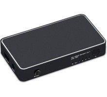 Переключатель HDMI 4 x 1 Greenline, 4Kx2K 30Hz, Пульт ДУ, PiP, GL-v401A