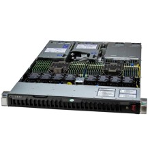 Сервер Supermicro SuperServer 1U 121H-TNR/ 2x4510/ 4x32Gb/ 1xSSD 960Gb/ 12x2.5" (4xNVMe)AOC-S3908L/ 2x10Gb/ SFT-DCMS-SINGLE/ 6th config