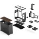 Корпус ПК без блока питания/ Case Fractal Design Era 2, Mini-Tower, 2x120mm, 2xUSB-A 3.0 + 1xUSB 3.2 Type-C, SFX PSU Support, mITX Charcoal Gray