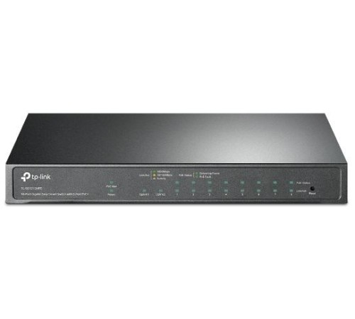 коммутатор Tp-Link TL-SG1210MPE, 10-Port Gigabit Easy Smart Switch with 8-Port PoE+
