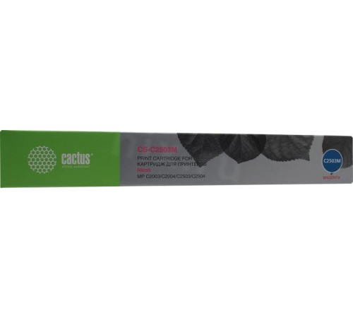 -/ Картридж лазерный Cactus CS-C2503M 841927 пурпурный (9500стр.) для Ricoh Aficio MP C2003SP/C2004ASP/