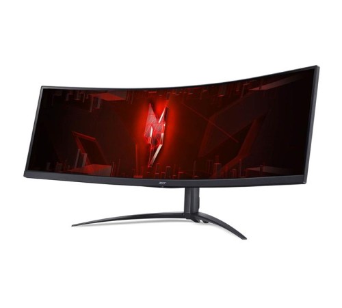 Монитор 44,5'' ACER Nitro XZ452CUVbemiiphuzx,ZeroFrame,Curved 1500R Black,32:9,VA,5120x1440,1/4ms,450cd,165Hz,2xHDMI(2.1)+1xDP(1.4)+1xType-C(PD90W)+Audio out+USB3.2(2Up 3Down)+RJ45,Speakers 3Wx2