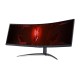 Монитор 44,5'' ACER Nitro XZ452CUVbemiiphuzx,ZeroFrame,Curved 1500R Black,32:9,VA,5120x1440,1/4ms,450cd,165Hz,2xHDMI(2.1)+1xDP(1.4)+1xType-C(PD90W)+Audio out+USB3.2(2Up 3Down)+RJ45,Speakers 3Wx2