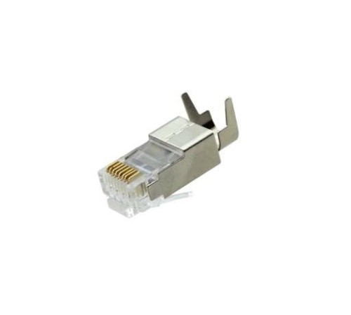 Разъемы RJ-45 для экранированной витой пары CAT6, калибр проводника 23 и 24AWG, диаметр изоляции жил до 1,5 мм