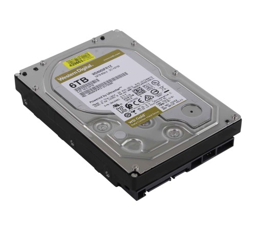 Жесткий диск/ HDD WD SATA3 6Tb Gold 7200 256mb  1 year warranty