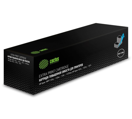 -/ Картридж лазерный Cactus CSP-W1106-MPS черный (5000стр.) для HP Laser 107a/107r/107w/135a MFP/135r M