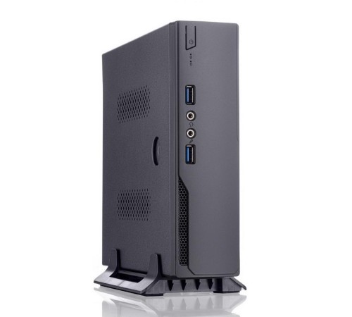 Корпус с блоком питания 120 Ватт/ Case Foxline FL-L01-AD120-D65 mITX,w/2xUSB3.0, VESA, CPU cooler, w/120W pwr adapter, w/pwr cord