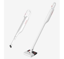 Пылесос deerma Vacuum Cleaner VC01 Max White, 100W, Dust tank capacity: 0.6L, Battery capacity: 2500 mAh, Working time: 45min (on turbo mode: 20min), Charging time: 4.5h, Filter type: HEPA (Вскрытая упаковка)