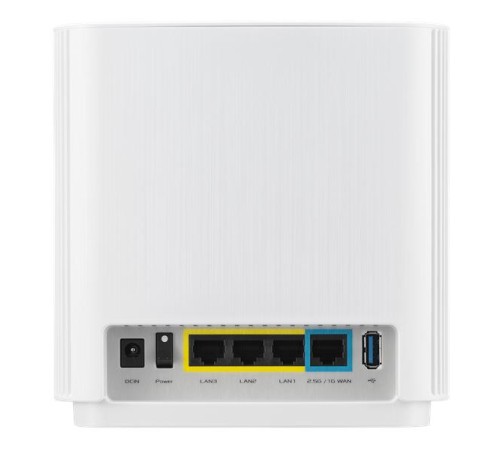 роутер ASUS XT9 (W-2-PK) // AX7800 // 2 pack  // 574 + 4804Mbps, 2,4 + 5 gGz, white