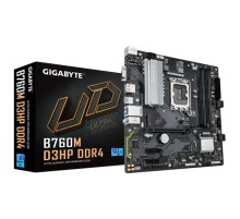 Материнская плата GIGABYTE B760M D3HP DDR4, LGA1700, B760, 4*DDR4, 4*SATA, 2*M.2, 3*USB 3.2, 2*USB 2.0, 1*PCIx16, 2*PCIx1, D-Sub+HDMI+DP, mATX