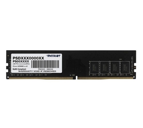 Оперативная память Patriot SL DDR4 DIMM 8GB 3200MHz CL22 1*8GB 22-22-22-52 1.2V (analog PSD48G320081) Оперативная память Patriot SL DDR4 DIMM 8GB 3200MHz CL22 1*8GB 22-22-22-52 1.2V (analog PSD48G320081)