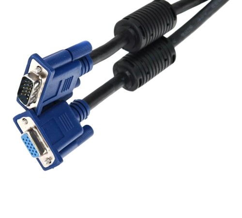 Кабель/ Кабель соединительный SVGA (15M/M) 3m 2 фильтра TV-COM <QCG120H-3M>