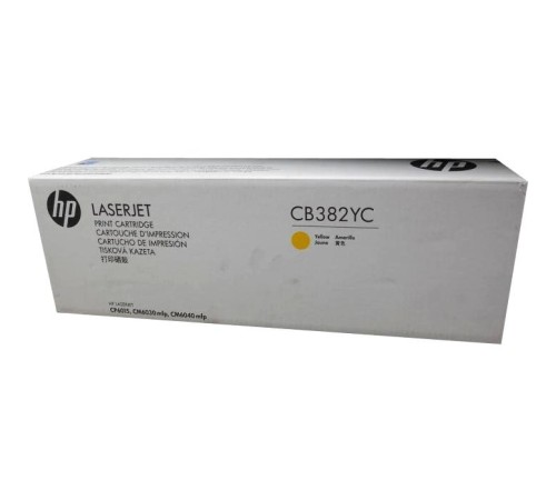 Тонер-картридж/ HP Color LaserJet CB382A Yellow Print Cartridge