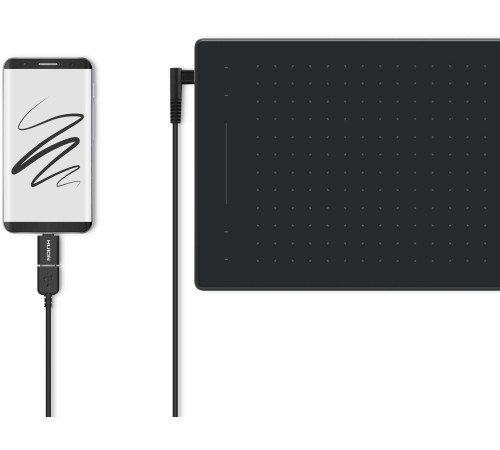 Графический планшет/ Графический планшет Huion Inspiroy RTM-500 Black