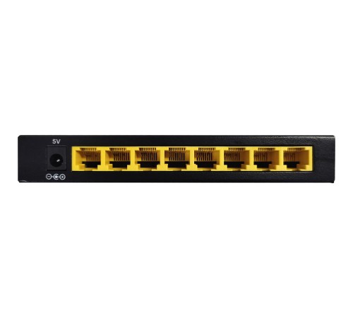 Коммутатор/ Unmanaged Switch 8x100Base-TX, metal case
