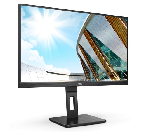 Монитор LCD 23.8'' 16:9 1920х1080(FHD) VA, 75 Hz, 300 cd/m2, 3000:1, 50М:1, 4ms, VGA, DVI, HDMI, DP, USB-Hub, Height adj, Pivot, Tilt, Swivel, Speakers, Black (Вскрытая упаковка)