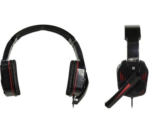 Defender Игровая гарнитура Warhead G-260 красный + черный, кабель 1,8 м
