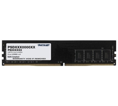Оперативная память Patriot SL DDR4 DIMM 32GB 2666MHz CL19 1*32GB 19-19-19-43 1.2V Оперативная память Patriot SL DDR4 DIMM 32GB 2666MHz CL19 1*32GB 19-19-19-43 1.2V