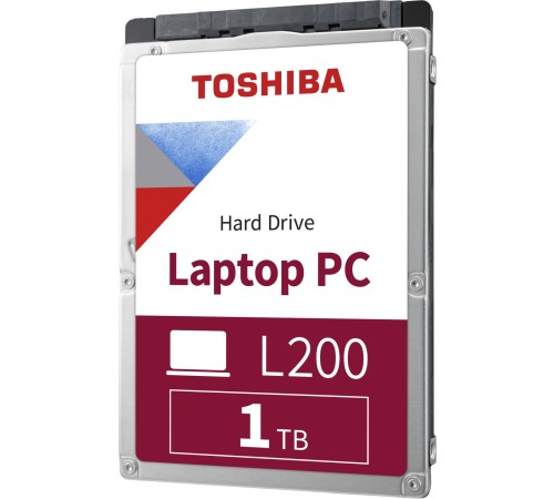 Жесткий диск/ HDD Toshiba SATA3 1Tb 2.5" L200 Slim 5400 128Mb RTL