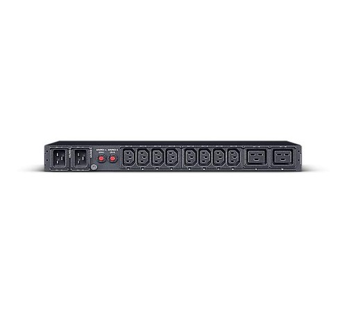 Панель питания распределительная ATS CyberPower PDU24005 Metered, 1U type, 16Amp, plug IEC 320 C20, (8) IEC 320 C13 (2) IEC 320 C19