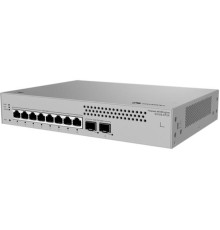 Коммутатор HUAWEI eKit S310S-8T2X (L2+, 8*10/100/1000BASE-T ports, 2*10GE SFP+ ports, built-in AC power, Fanless) (незначительное повреждение коробки)