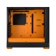 Корпус ПК без блока питания/ Case Fractal Design Pop Air RGB Orange Core TG Clear Tint, Midi-Tower, 3x120mm RGB, 2xUSB-A 3.2 ATX, mATX, mITX Black/Orange