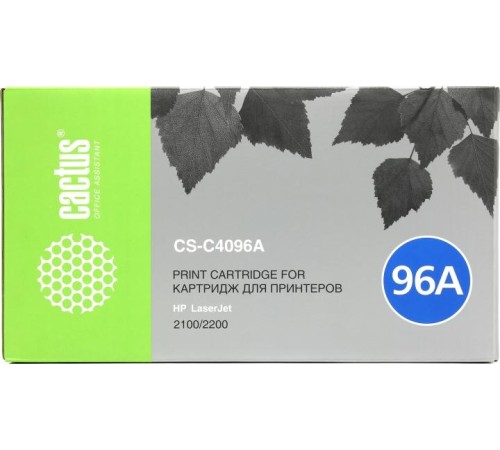 -/ Картридж лазерный Cactus CS-C4096A C4096A черный (5000стр.) для HP LJ 2100/2200